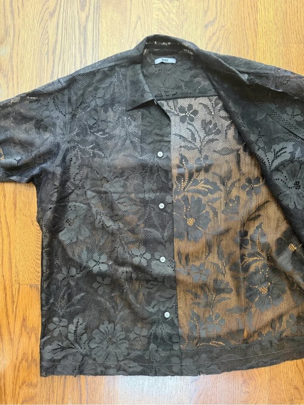 Bode Lace Button Down (M)